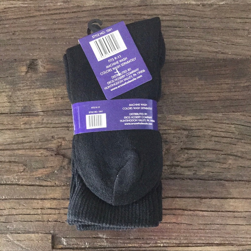 Men’s Diabetic Crew Socks Cotton Blend 3 Pack - Picture 4 of 4